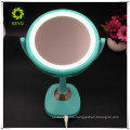 2017 hot new products bluetooth speaker music makeup mirror with LED light